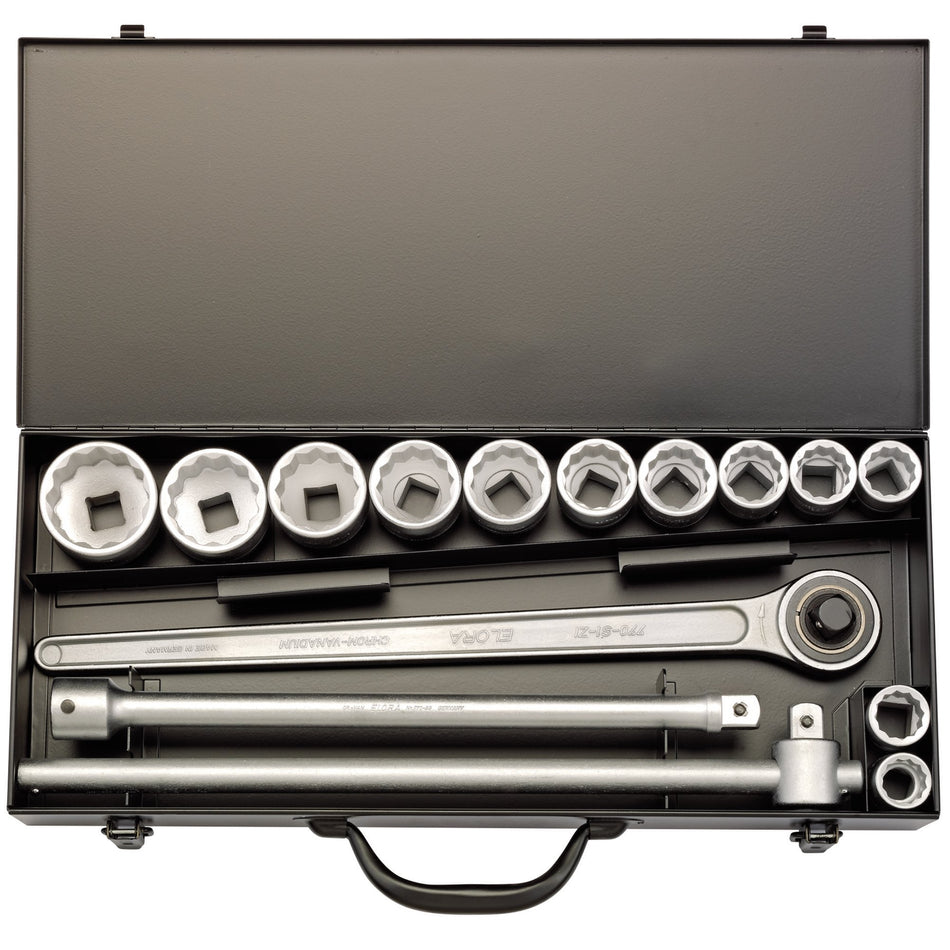 15 Piece 3/4in. Square Drive Imperial Socket Set: Model No.770-S10AZ