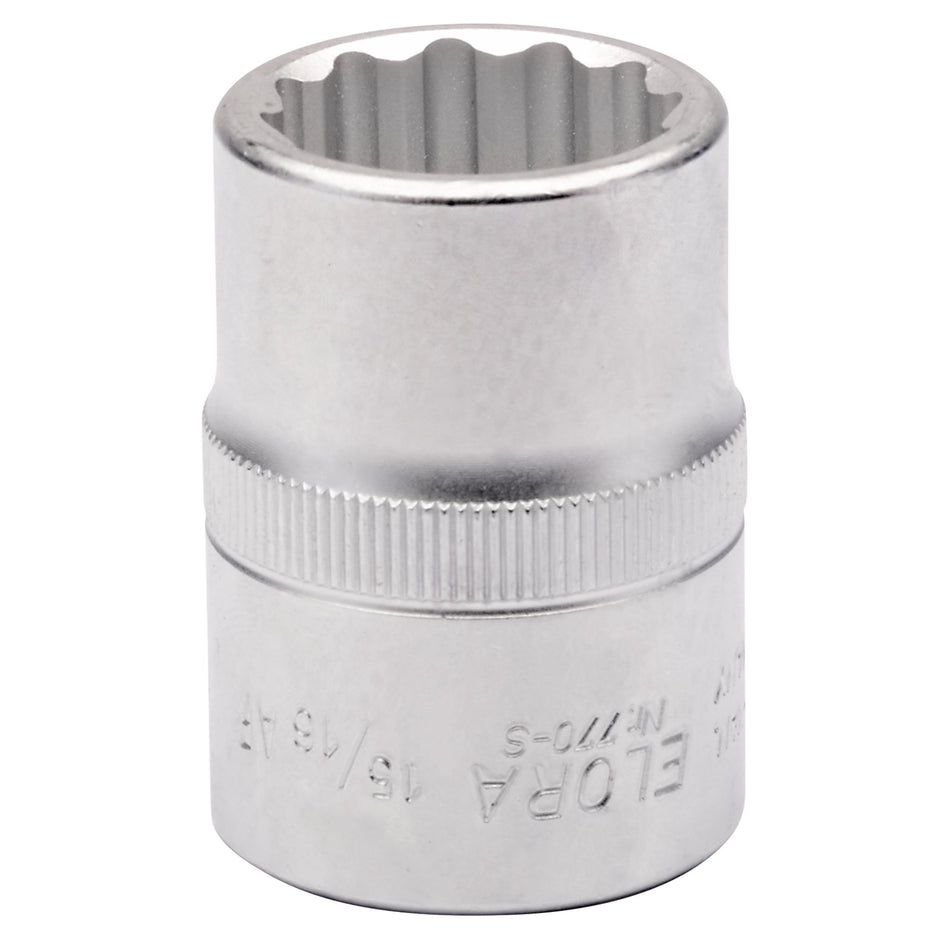 15/16in. 3/4in. Square Drive Bi-Hexagon Socket: Model No.770-SA