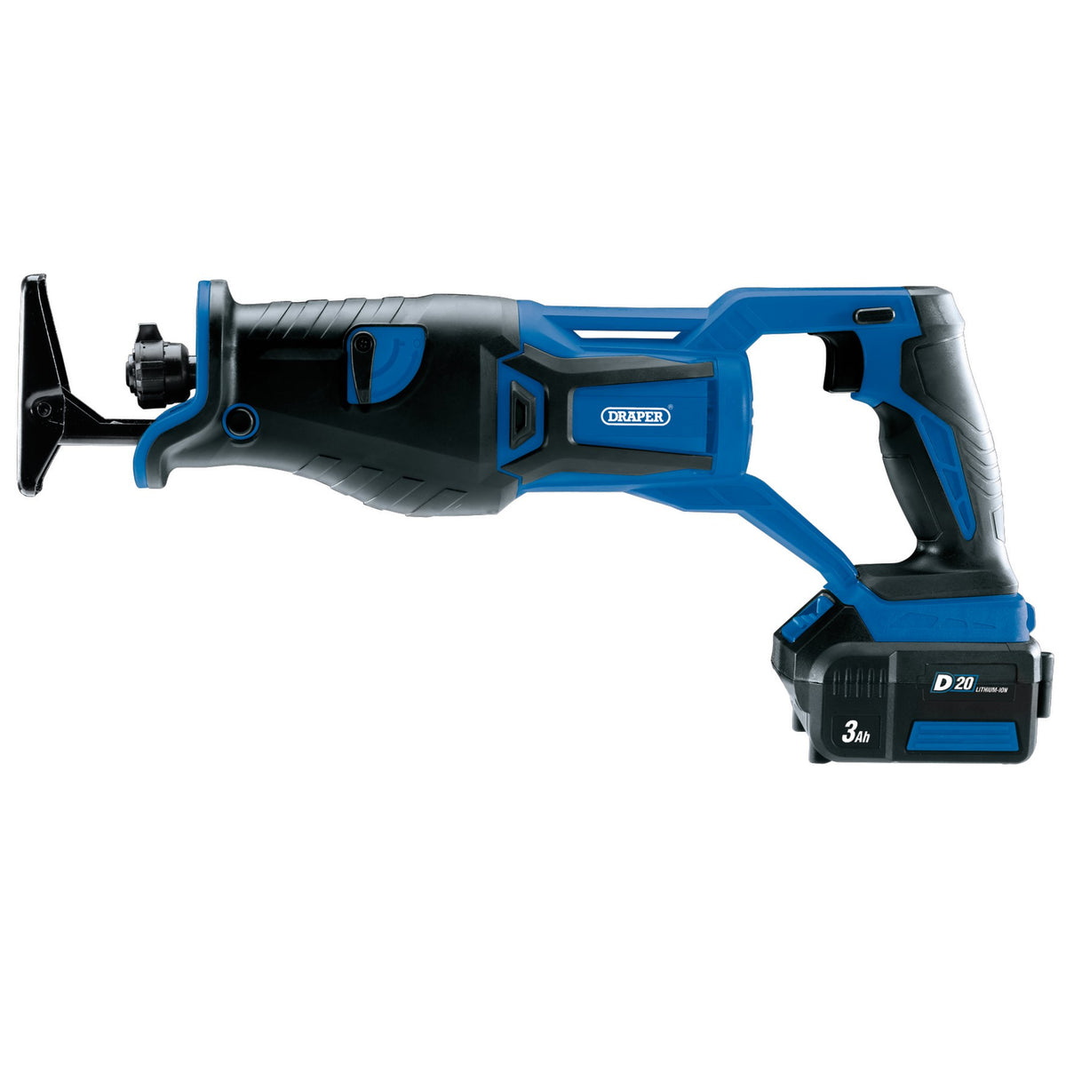 D20 20V Brushless Reciprocating Saw with 3Ah Battery and Fast Charger: Model No. D20RS28SET