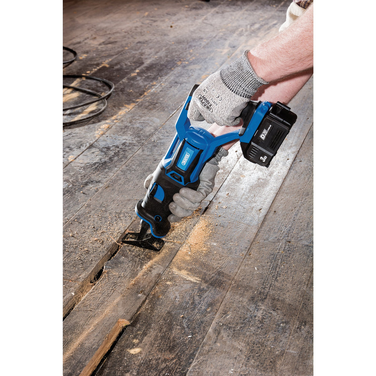 D20 20V Brushless Reciprocating Saw with 3Ah Battery and Fast Charger: Model No. D20RS28SET