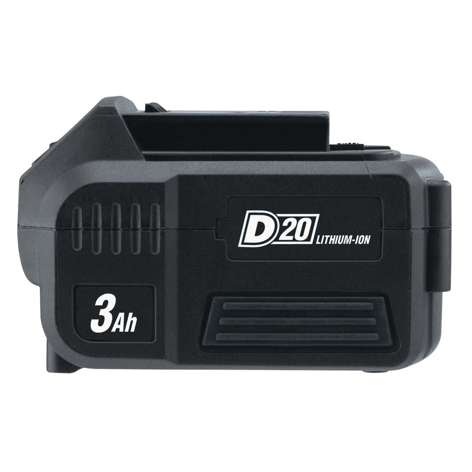 20V D20 Lithium Ion Battery (3.0AH): Model No. D20B3.0AH