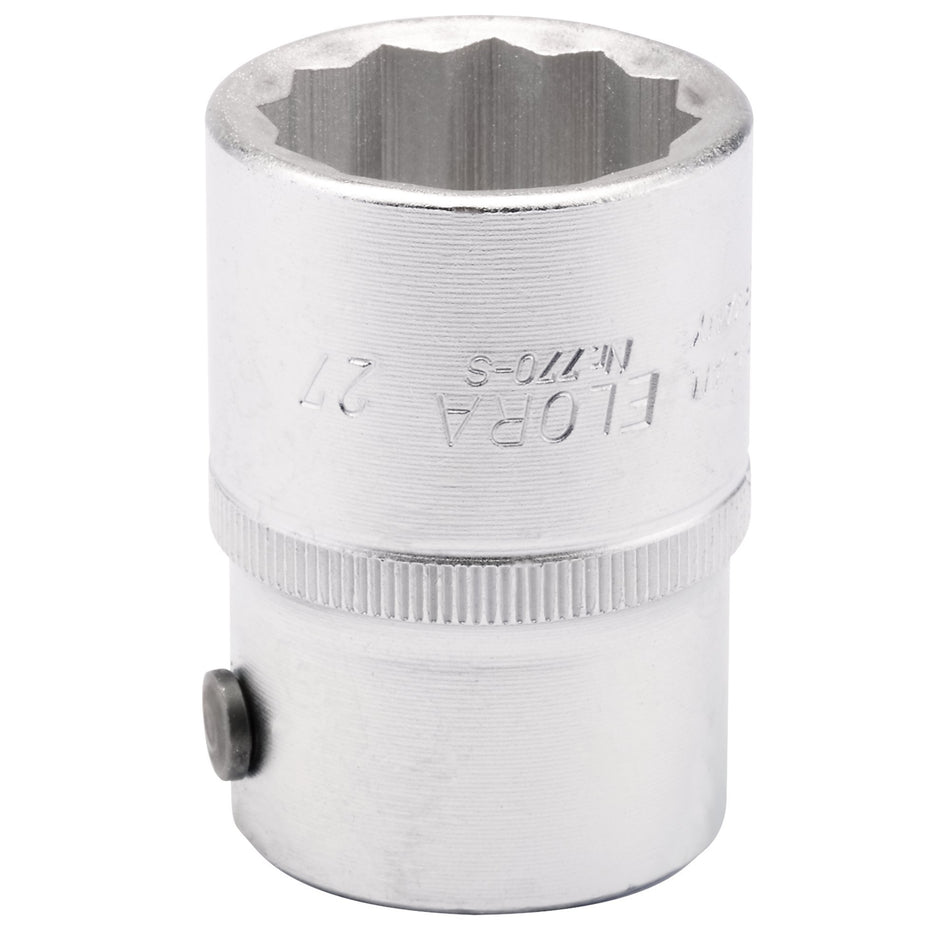 27mm 3/4in. Square Drive Bi-Hexagon Socket: Model No.770-SM