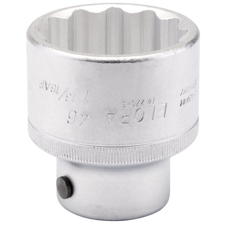 46mm-1.13/16in. 3/4in. Square Drive Bi-Hexagon Socket: Model No.770-SM