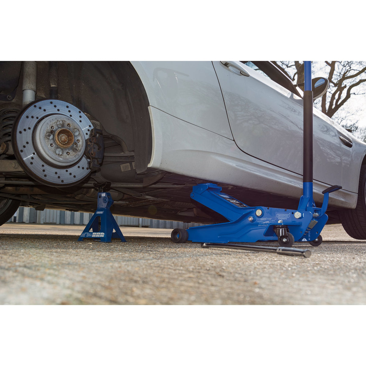 Professional Garage Trolley Jack (3 tonne): Model No.TJ3-E