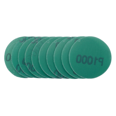 Wet and Dry Sanding Discs with Hook and Loop, 50mm, 1000 Grit (Pack of 10): Model No. SDWOD50