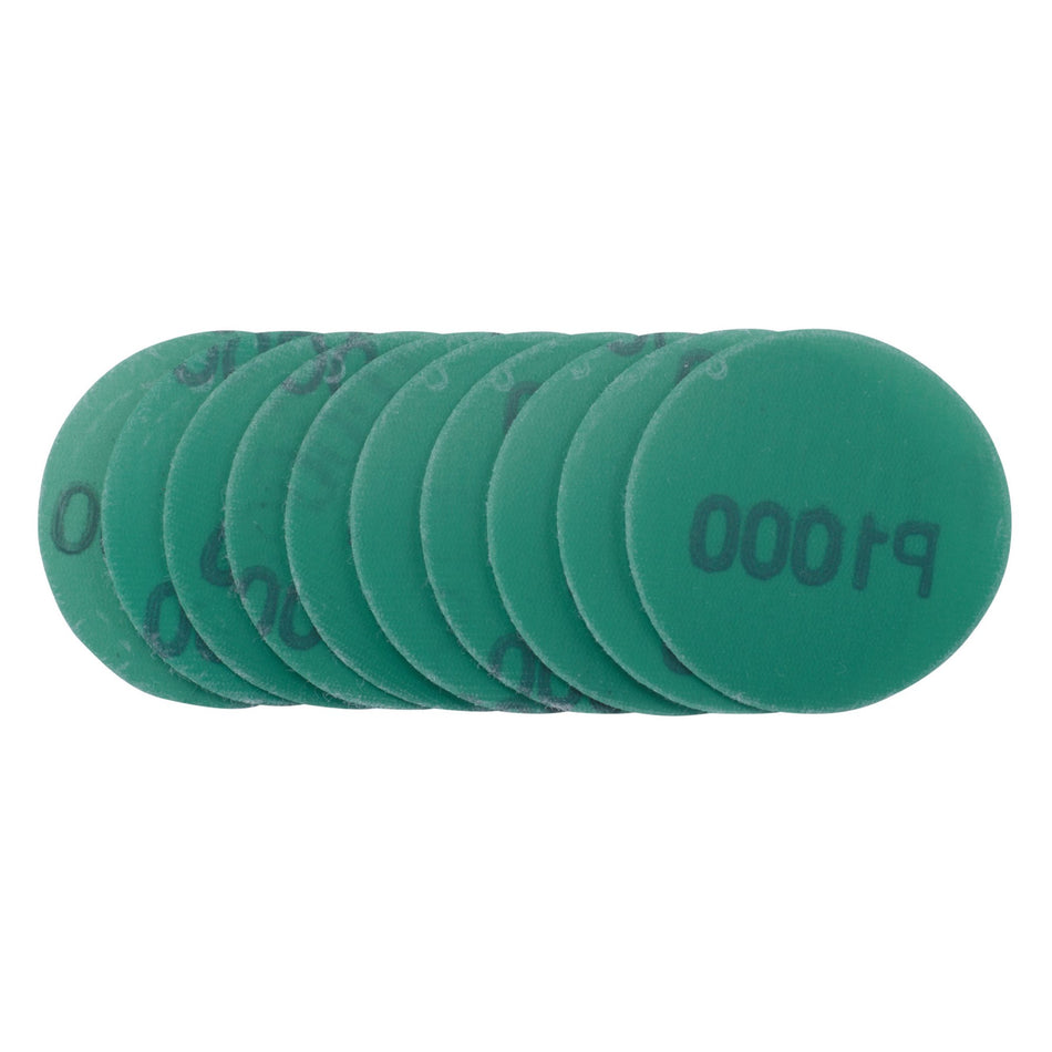 Wet and Dry Sanding Discs with Hook and Loop, 50mm, 1000 Grit (Pack of 10): Model No. SDWOD50