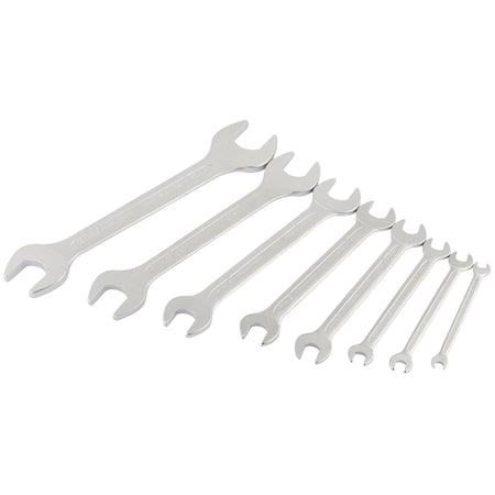 8 Piece Long Imperial Open End Spanner Set: Model No.100 S8AF
