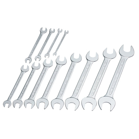 12 Piece Long Metric Open End Spanner Set: Model No.100 S 12M