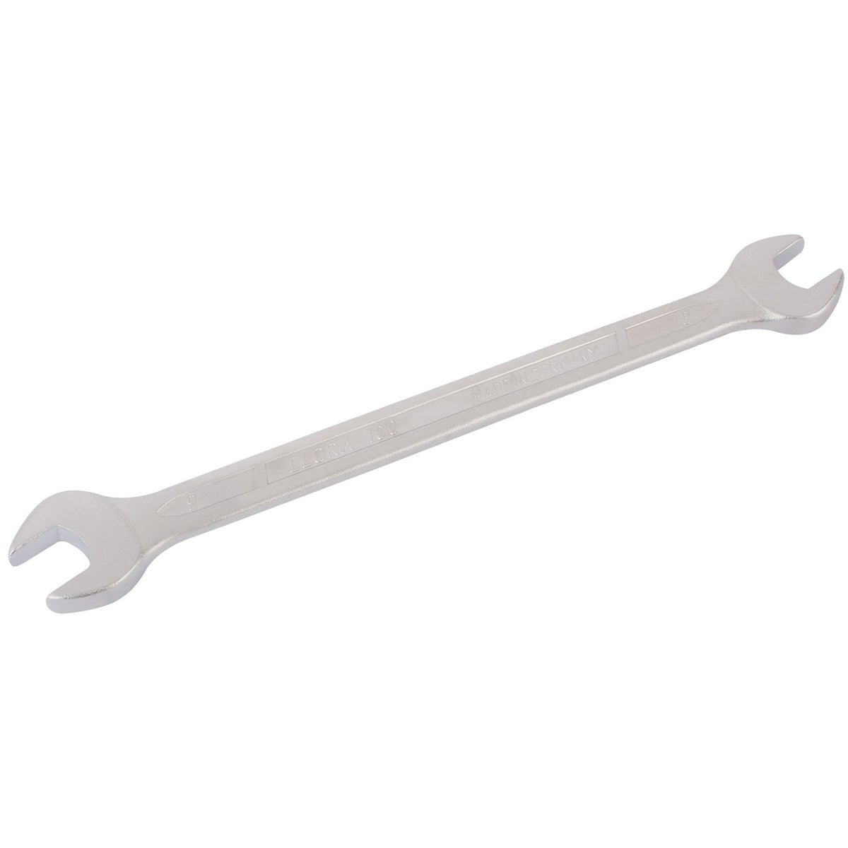 8mm x 9mm Long Metric Double Open End Spanner: Model No.100