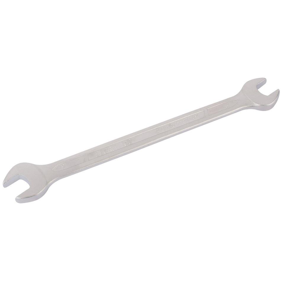 8mm x 9mm Long Metric Double Open End Spanner: Model No.100
