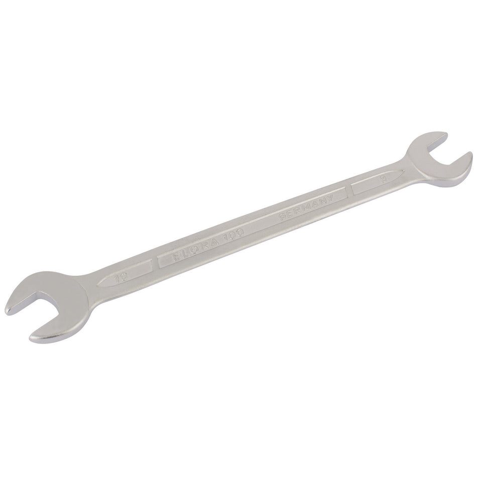 9mm x 10mm Long Metric Double Open End Spanner: Model No.100