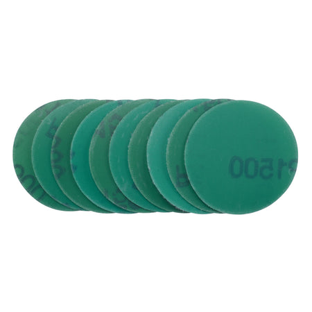 Wet and Dry Sanding Discs with Hook and Loop, 50mm, 1500 Grit (Pack of 10): Model No. SDWOD50