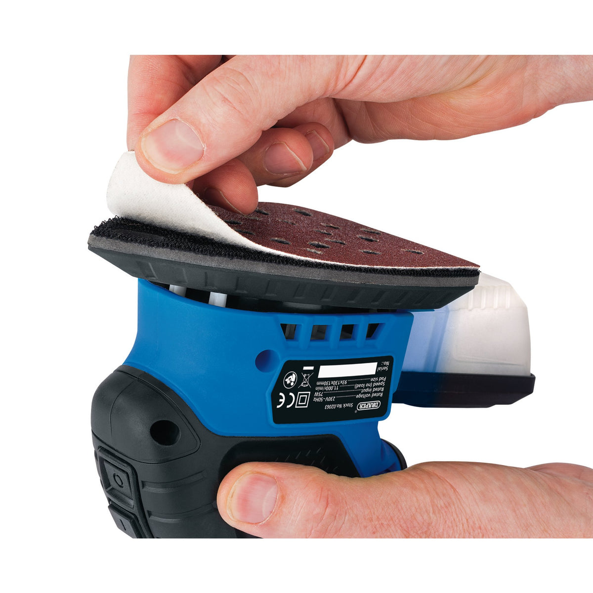 Storm Force Tri-Palm Sander (75W): Model No. PT75SFA