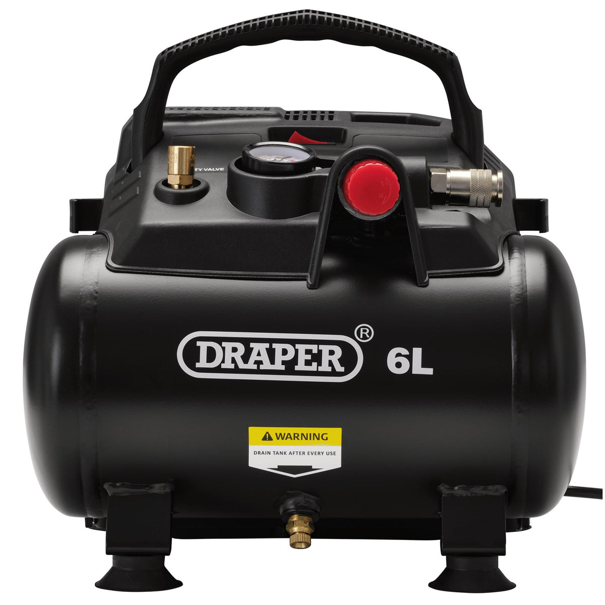 6L Oil-Free Air Compressor (1.2kW): Model No.DA6/180
