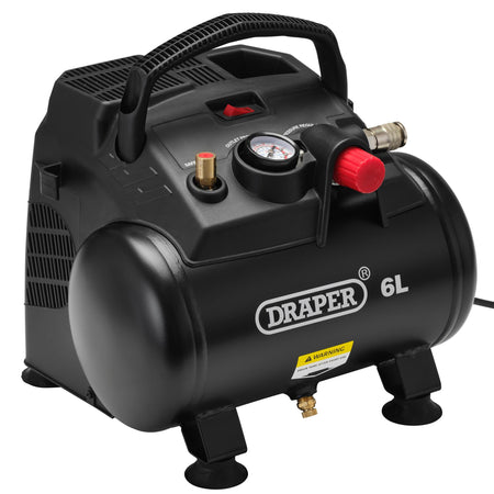 6L Oil-Free Air Compressor (1.2kW): Model No.DA6/180