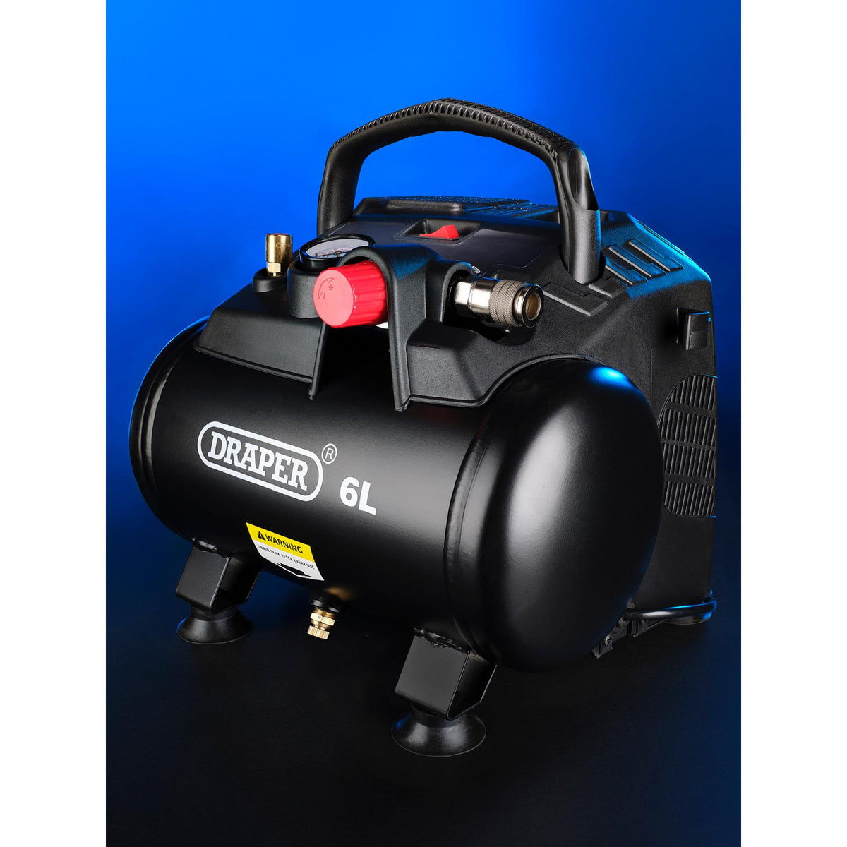 6L Oil-Free Air Compressor (1.2kW): Model No.DA6/180