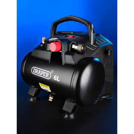 6L Oil-Free Air Compressor (1.2kW): Model No.DA6/180