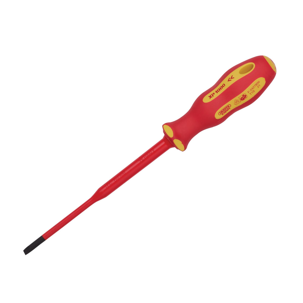 Ergo Plus Slimline Plain Slot VDE Screwdriver (3.5mm x 100mm): Model No. 965SLIM