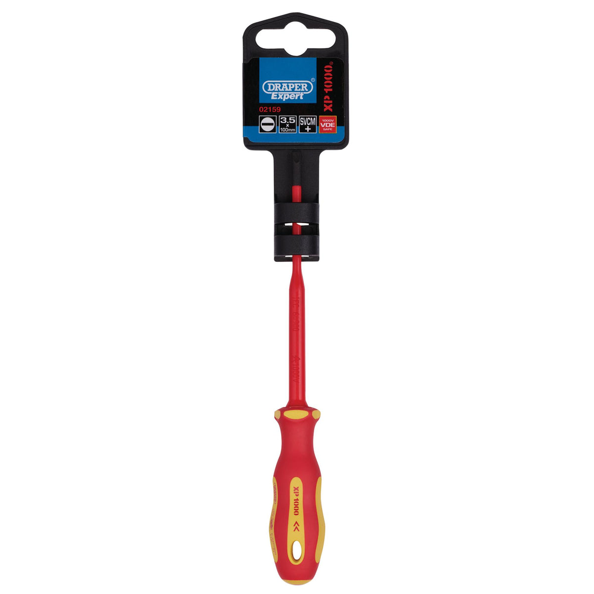 Ergo Plus Slimline Plain Slot VDE Screwdriver (3.5mm x 100mm): Model No. 965SLIM