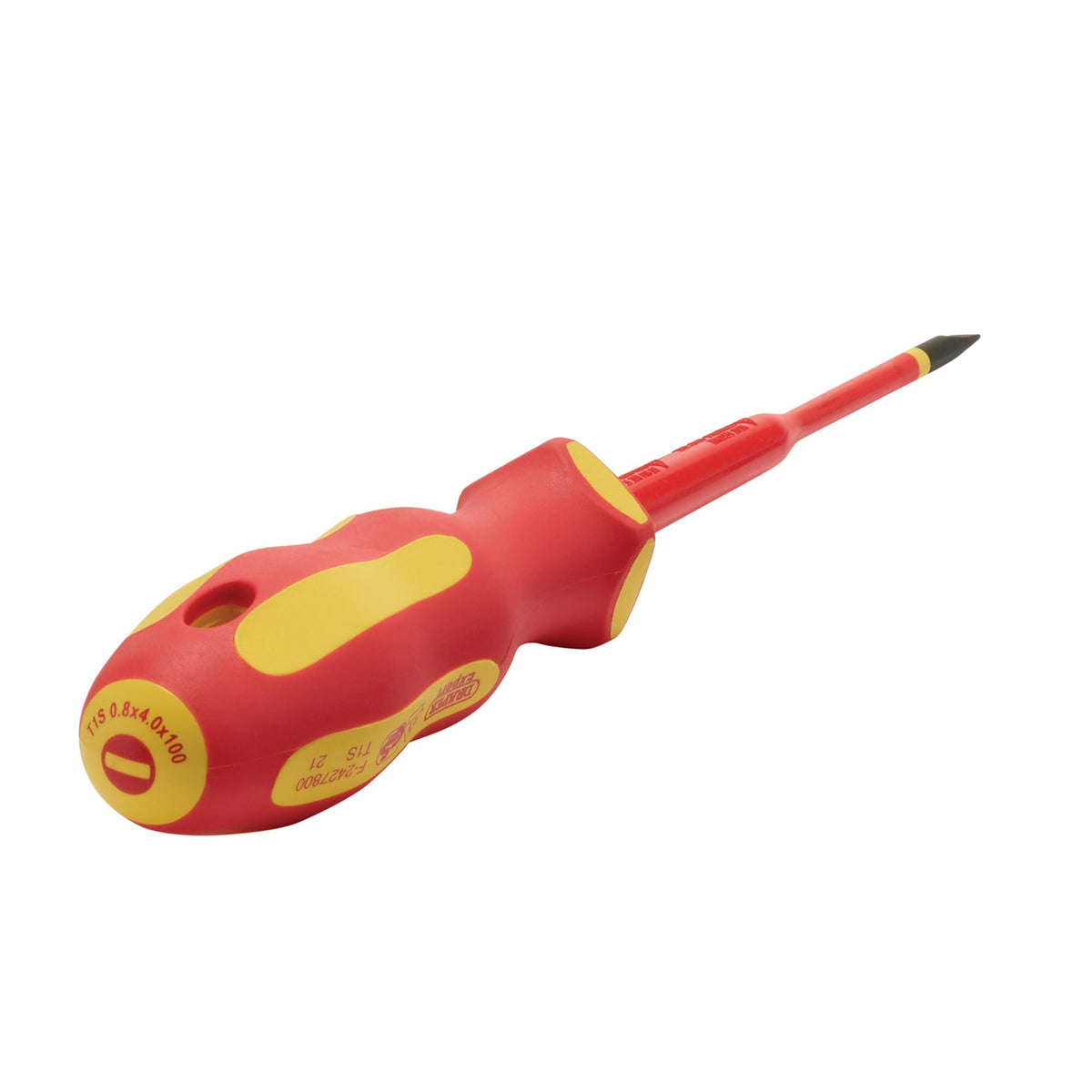 Ergo Plus Slimline Plain Slot VDE Screwdriver (4.0mm x 100mm): Model No. 965SLIM