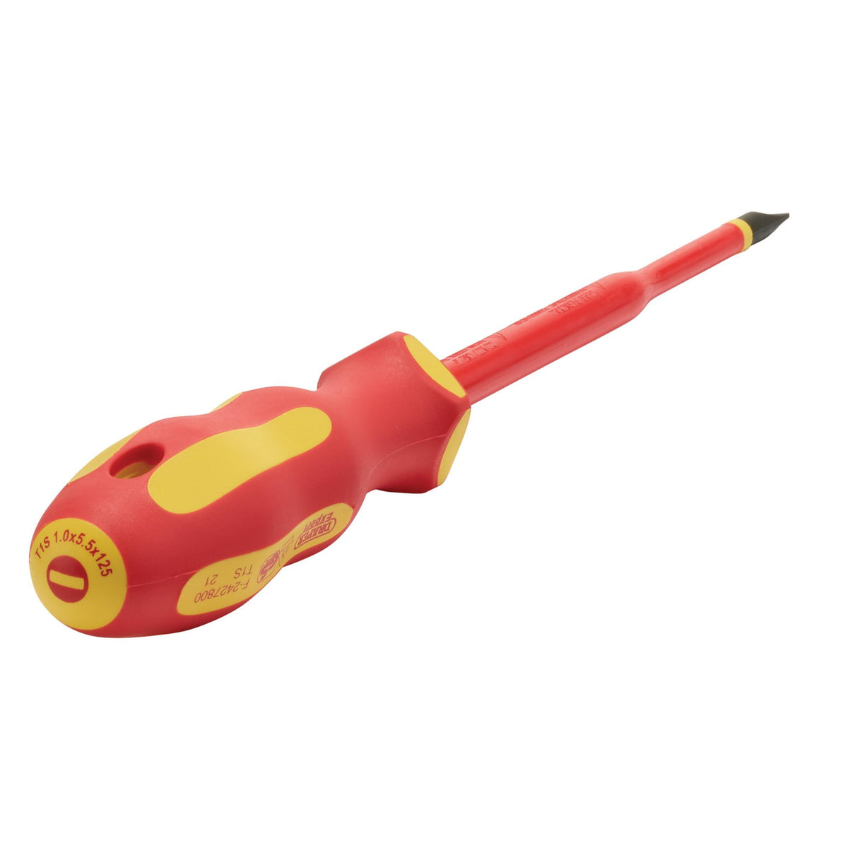 Ergo Plus Slimline Plain Slot VDE Screwdriver (5.5mm x 125mm): Model No. 965SLIM