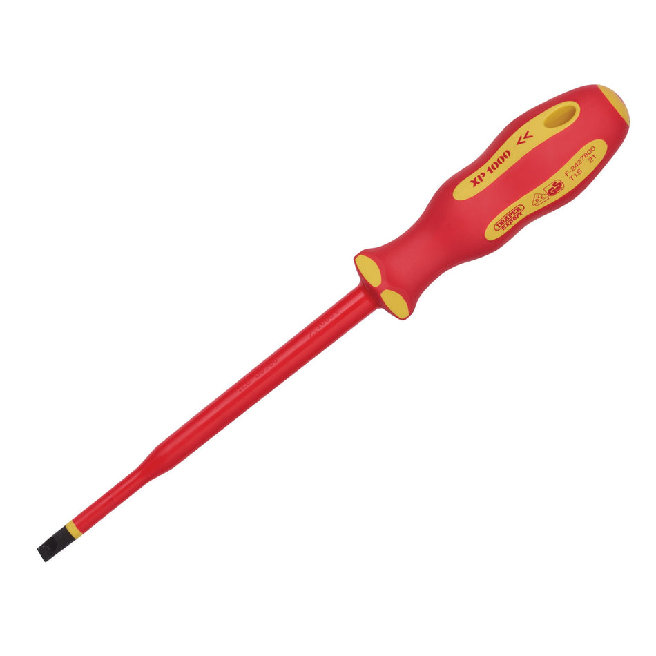 Ergo Plus Slimline Plain Slot VDE Screwdriver (6.5mm x 150mm): Model No. 965SLIM