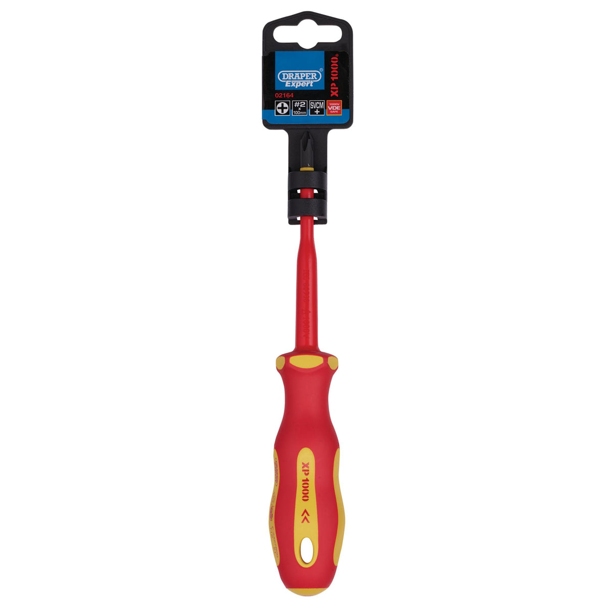 Ergo Plus Slimline Cross Slot VDE Screwdriver (No:2 x 100mm): Model No. 965SLIMCS