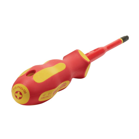 Ergo Plus Slimline Cross Slot VDE Screwdriver (No:2 x 100mm): Model No. 965SLIMCS