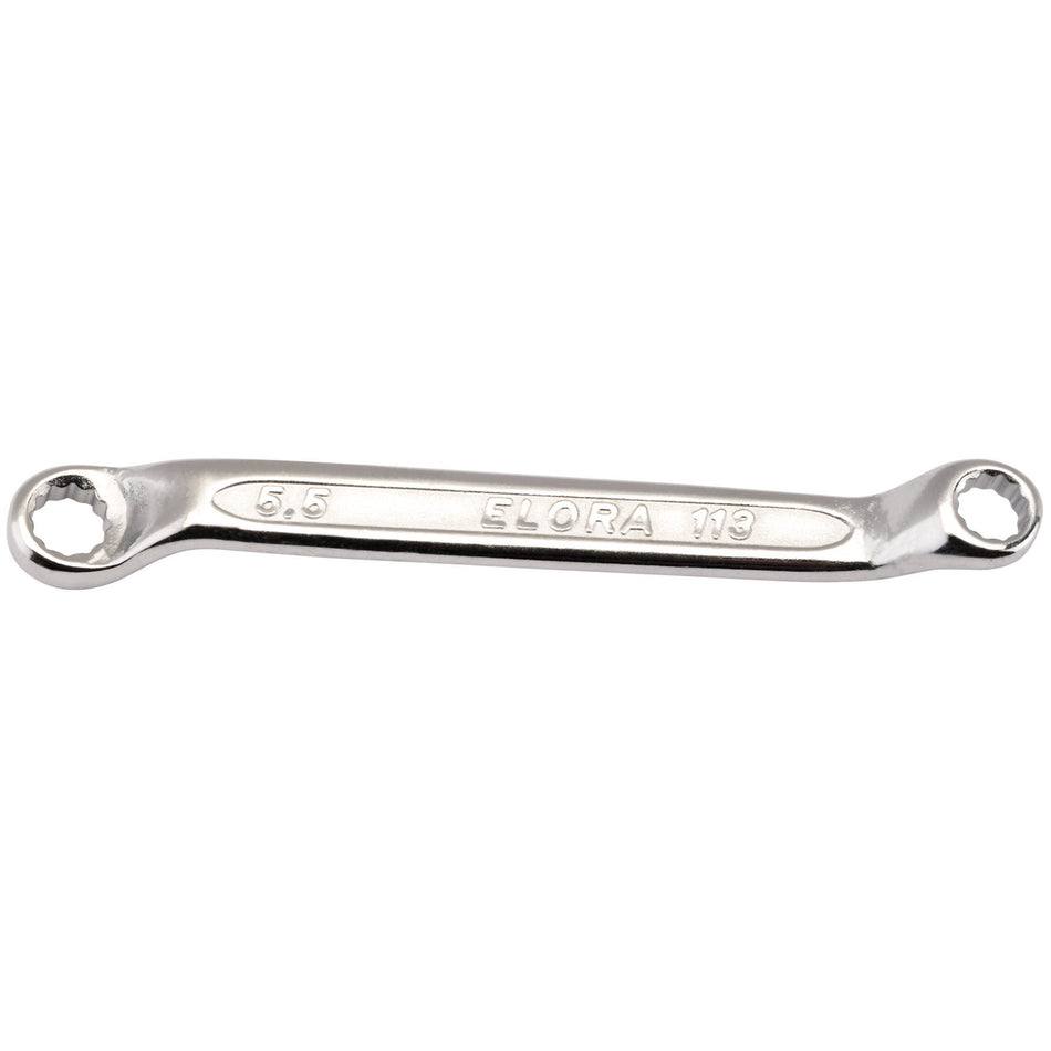 5mm x 5.5mm Midget Deep Crank Metric Ring Spanner: Model No.113