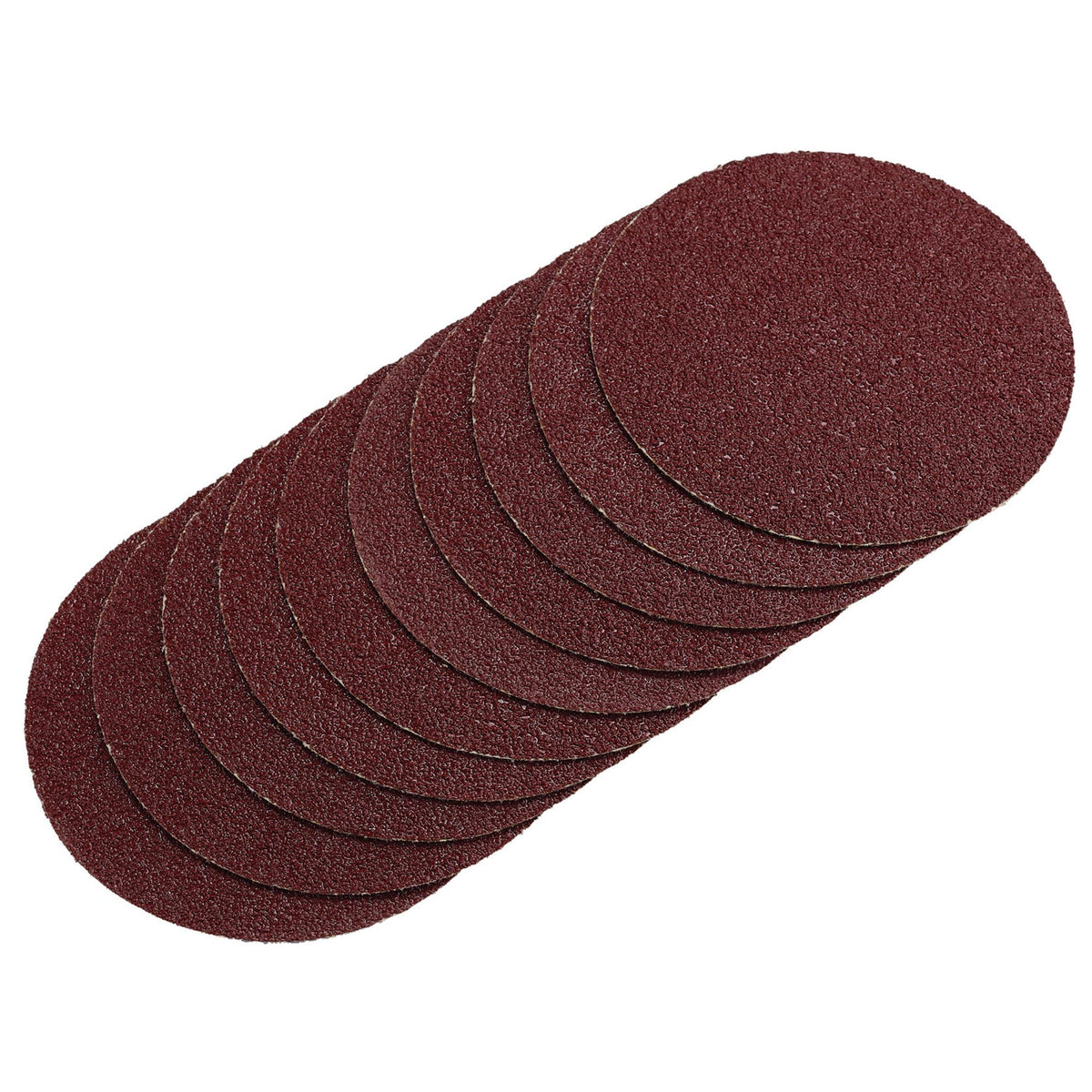 Sanding Discs, 125mm, Hook & Loop, 40G (Pack of 10) : Model No. SDHL125