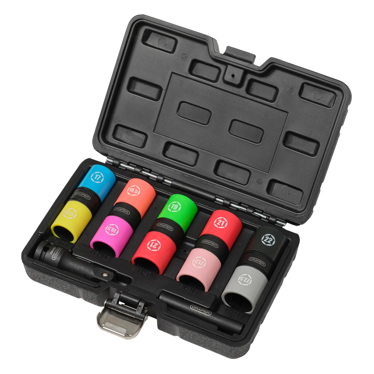 Double Ended Wheel Nut Socket Set, 1/2" Sq. Dr. (7 Piece): Model. No.DEWNSS - 7PCS