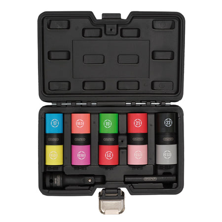 Double Ended Wheel Nut Socket Set, 1/2" Sq. Dr. (7 Piece): Model. No.DEWNSS - 7PCS