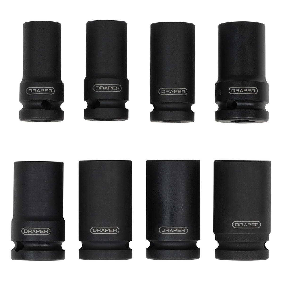 Locking Wheel Nut Removal Set, 1/2" Sq. Dr. (8 Piece): Model. No.LWNR1/2-8PC