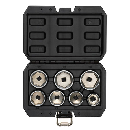 Oil Filter Socket Set, 3/8" Sq. Dr. (7 Piece): Model. No.OFSS3/8 - 7PC