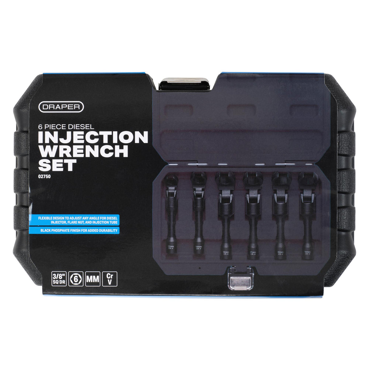 Diesel Injection Wrench Set (6 Piece): Model. No.DIWS3/8 - 6PCS