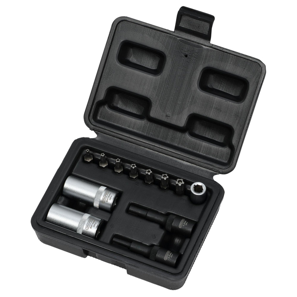 Air Conditioning and ECU Tool Kit, 1/4" Sq. Dr. (12 Piece): Model. No.ACETK