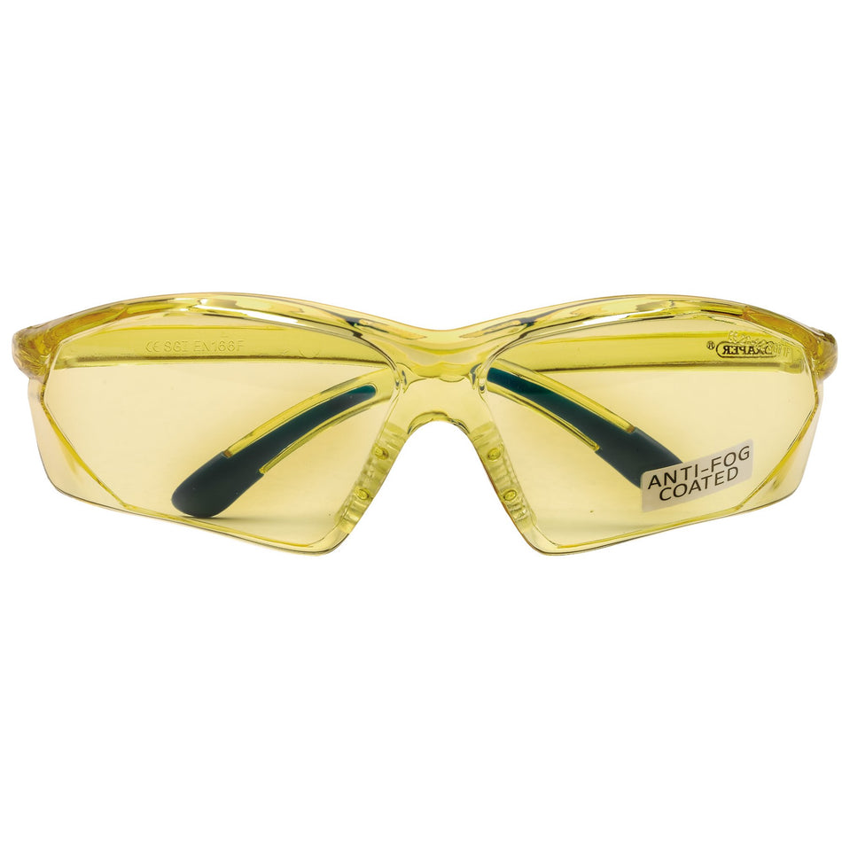 Yellow Anti-Mist Glasses: Model No.SSPY10A