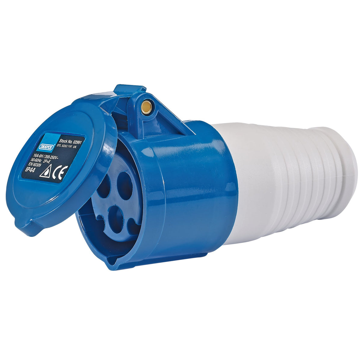 230V IP44 Site Socket, 16A: Model No. SS230V/16A