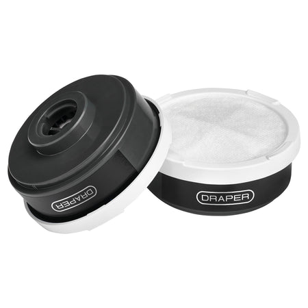 Spare A1P2 Filters (2) for Combined Vapour and Dust Respirator 03030: Model No. CFA1P2