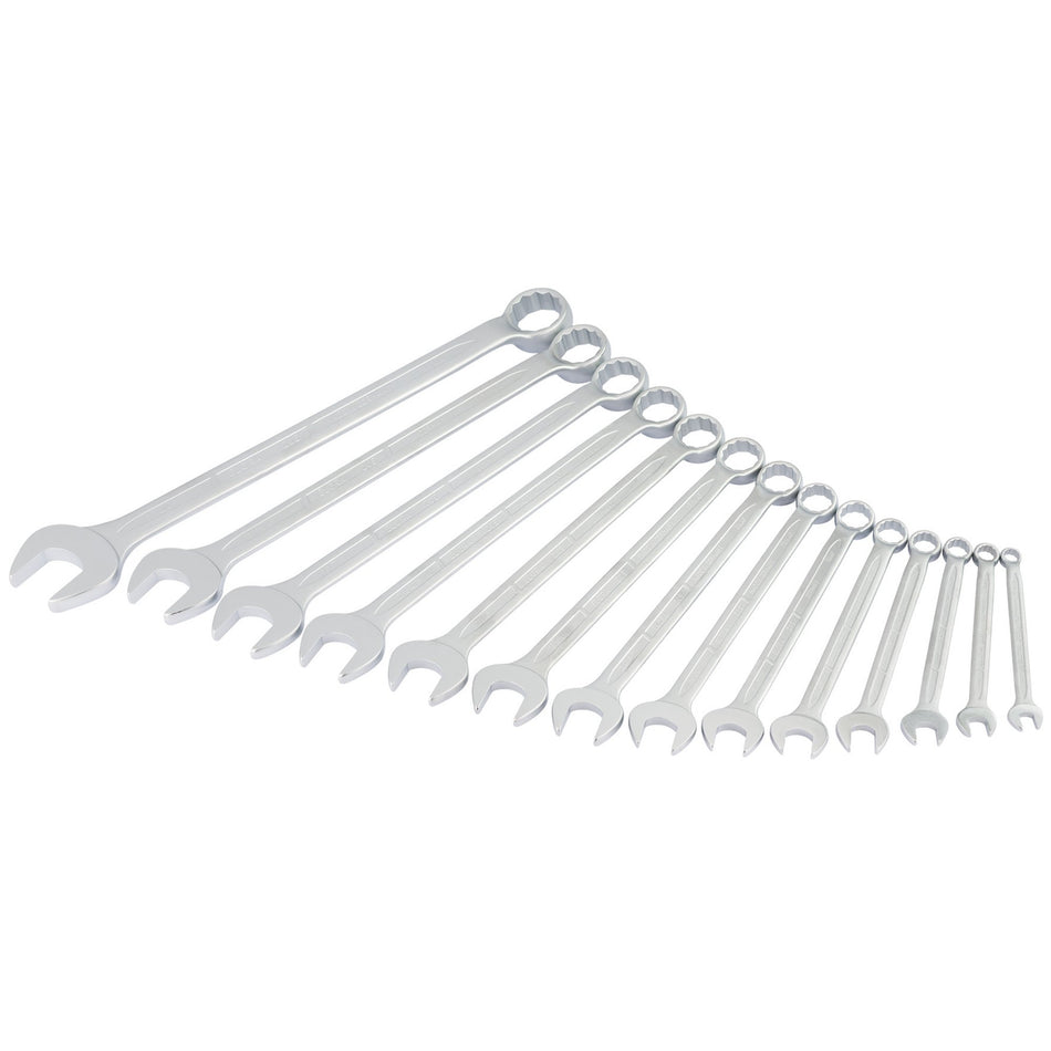 14 Piece Long Imperial Combination Spanner Set: Model No.205 S14AF