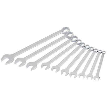 10 Piece Long Metric Combination Spanner Set: Model No.205 S10M