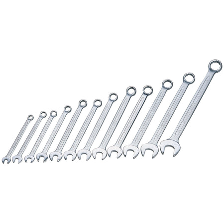 12 Piece Long Metric Combination Spanner Set: Model No.205 S12M