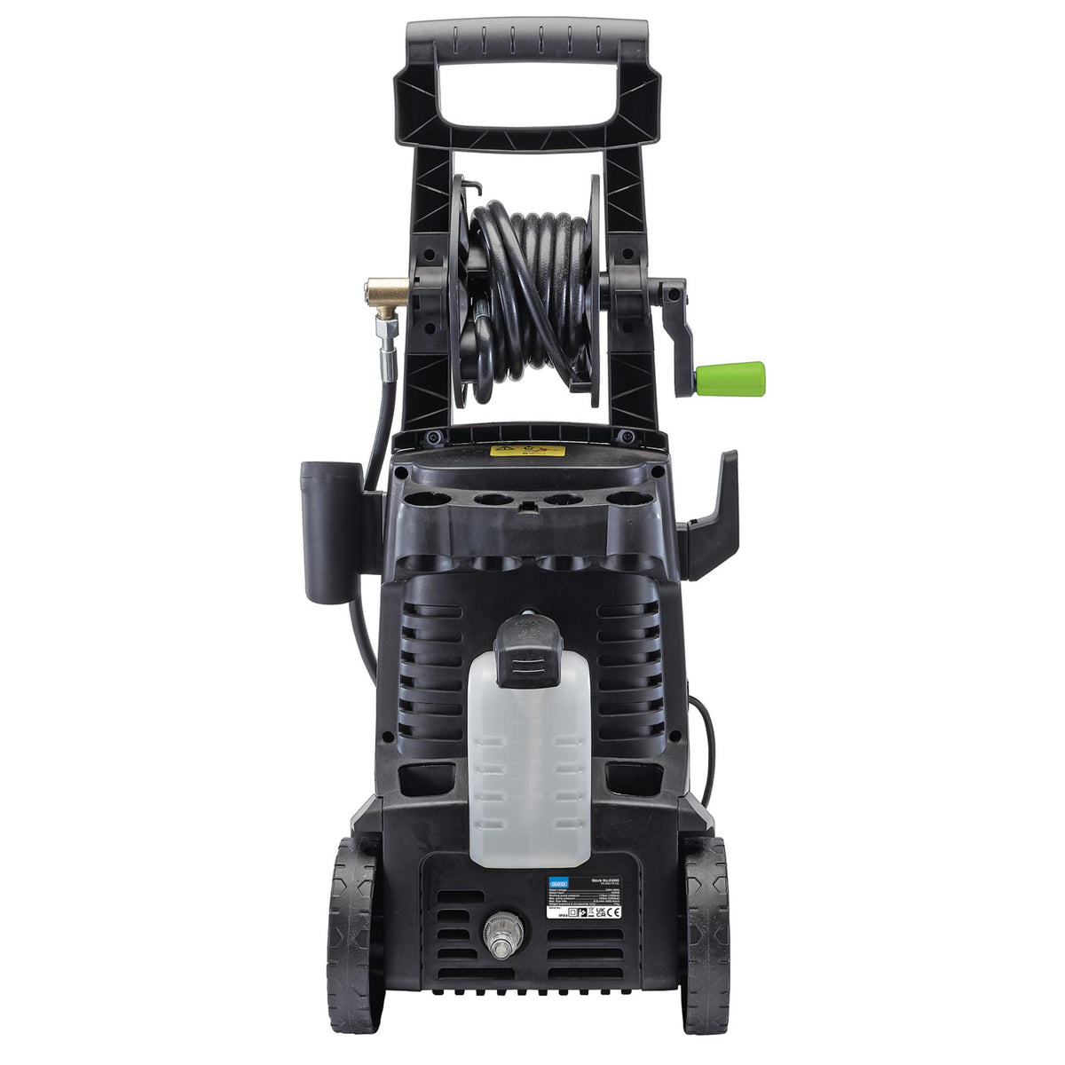 230V Pressure Washer, 2,200W, 165Bar, Green: Model No. PW2200/110D/GRN