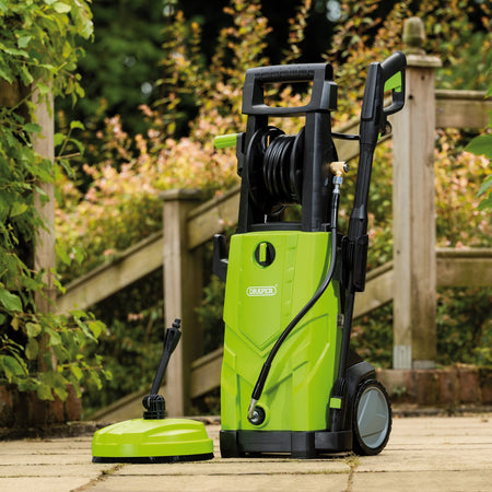 230V Pressure Washer, 2,200W, 165Bar, Green: Model No. PW2200/110D/GRN