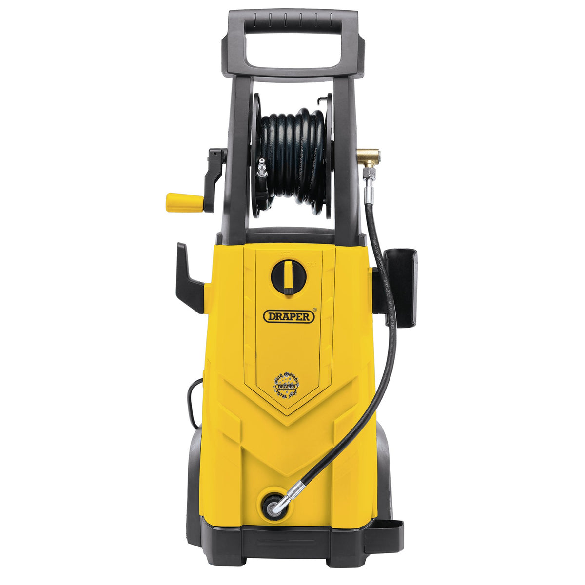 230V Pressure Washer, 2,200W, 165Bar, Yellow: Model No. PW2200/110D/YEL
