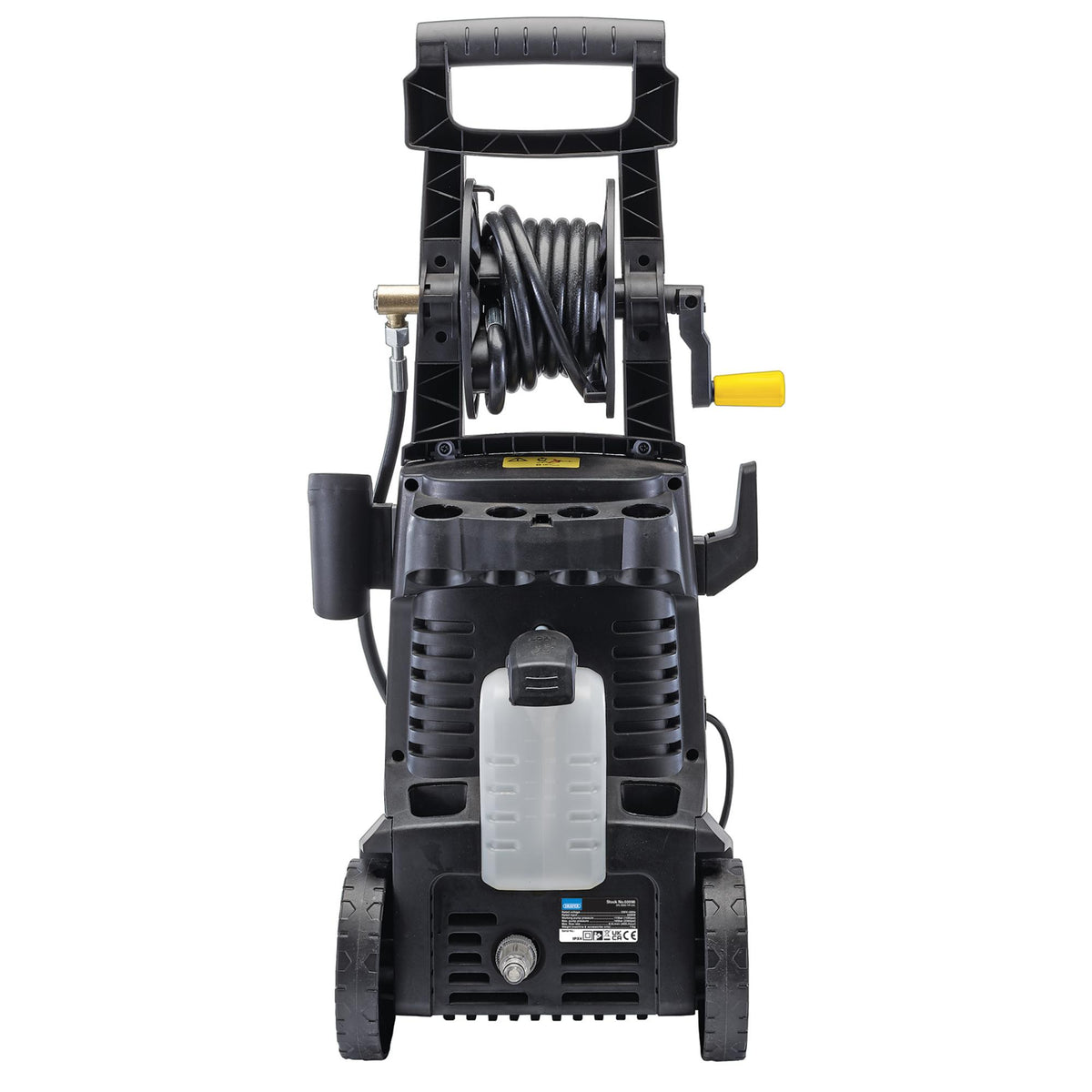 230V Pressure Washer, 2,200W, 165Bar, Yellow: Model No. PW2200/110D/YEL