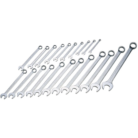 22 Piece Long Metric Combination Spanner Set: Model No.205 S22M