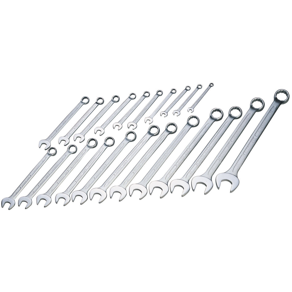 22 Piece Long Metric Combination Spanner Set: Model No.205 S22M
