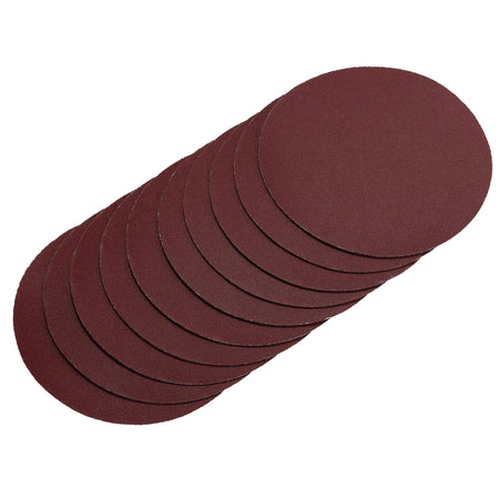 Sanding Discs, 125mm, Hook & Loop, 240G (Pack of 10) : Model No. SDHL125