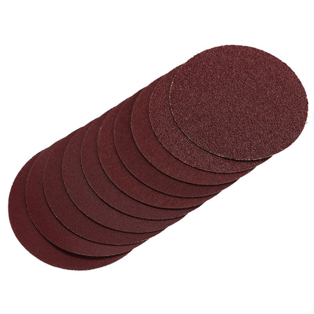 Sanding Discs, 125mm, Hook & Loop, Assorted Grit - 40G, 80G, 120G, 240G (Pack of 10) : Model No. SDHL125